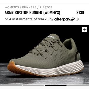 nobull army green runners new with box